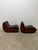 1990s Gregorio Spini "Sutra" Distressed Leather Lounge Chairs for Kundalini - A Pair For Sale - Image 5 of 18