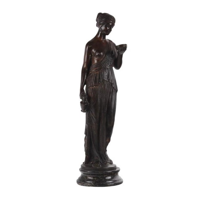 Allegory of Youth Bronze Sculpture For Sale - Image 9 of 10