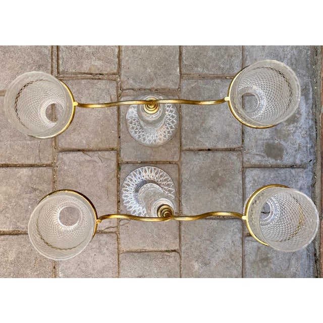 Late XIX Victorian Cut Glass Candleholder in Brass from Cricklite Clarke Trade For Sale - Image 17 of 18