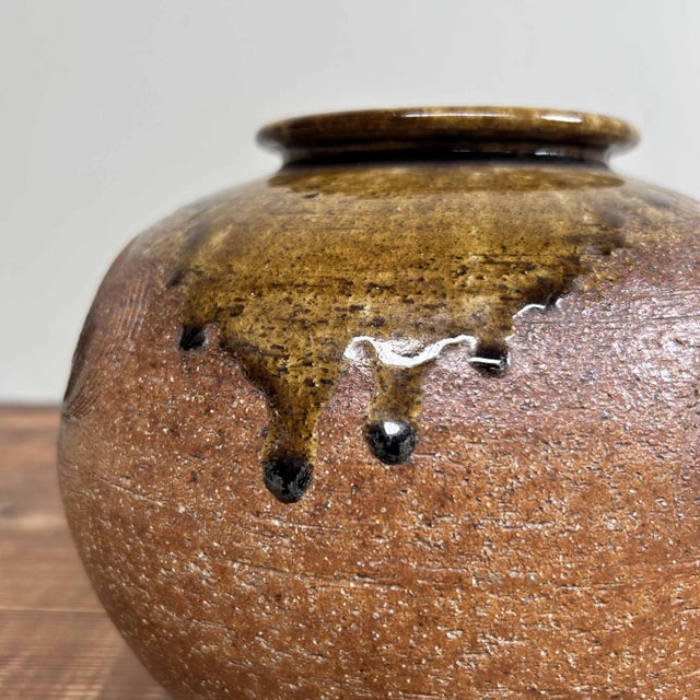 Mid-Century Modern Mid-Century Shigaraki Ikebana Flower Vase by Yagi Tōdō, Japan, 1970s For Sale - Image 3 of 14