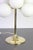 Atomic brass table lamp with nine-glass globes. The globes are hand blown and fitted with a screwing device. High quality...