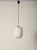 Stilnovo Mid-Century Pendants in Opaline Glass and Metal from Stilnovo, Italy, 1960s, Set of 2 For Sale - Image 4 of 12