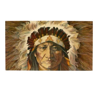 Robert Alrich War Bonnet, American Indian, Cherokee, Navajo, Sioux, Apache, Blackfeet Limited Edition Print, 1986 For Sale