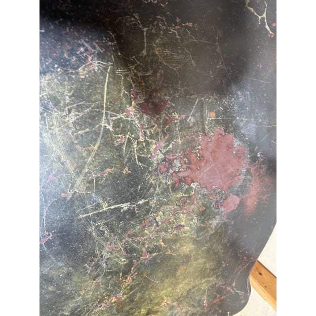 Antique Victorian Faux Marble Turtle Top Parlor Table For Sale - Image 15 of 18