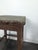 Brown Painted Wooden Workshop Stool with Patinated Top For Sale - Image 4 of 5