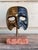 Baroque Signed Venetian Baroque Brass Dual-Finish Gilded Pantalone Theatrical Mask Sculpture on Marble Base For Sale - Image 3 of 10