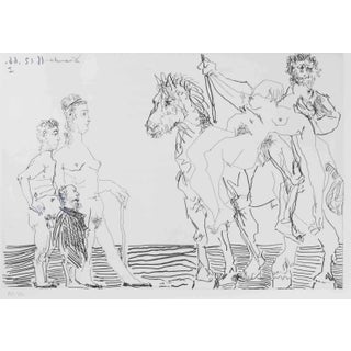 Pablo Picasso, Le Cocu Magnifique, Original Etching, 1968 For Sale