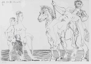 Pablo Picasso, Le Cocu Magnifique, Original Etching, 1968