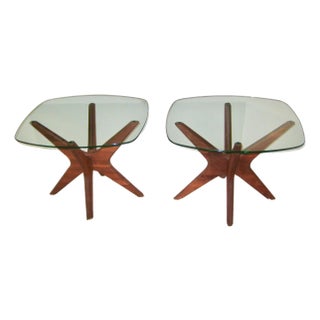 1960s Adrian Pearsall Model L1618-Et Craft Associates Jacks End Tables - A Pair For Sale
