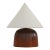 Vintage Wood Hat Mold Lamp For Sale