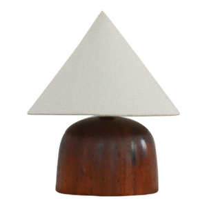 Vintage Wood Hat Mold Lamp
