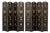 Victorian Style Ebonized Floor Screens, Pair For Sale