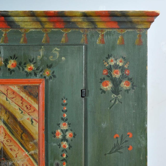 Antique German Pine Bridal Cabinet, 1815 For Sale - Image 11 of 15