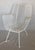 1960s Vintage White Sculptura Russell Woodard Patio Chairs- A Pair For Sale In West Palm - Image 6 of 13