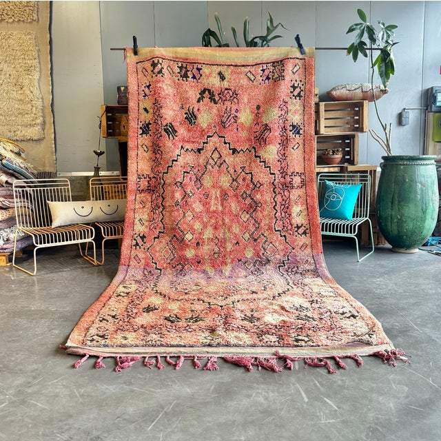 Vintage Moroccan Boujad Rug, 1990 For Sale - Image 15 of 16