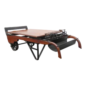 Farm Platform Renfrew Grain Scale Industrial Hand Truck Coffee Table