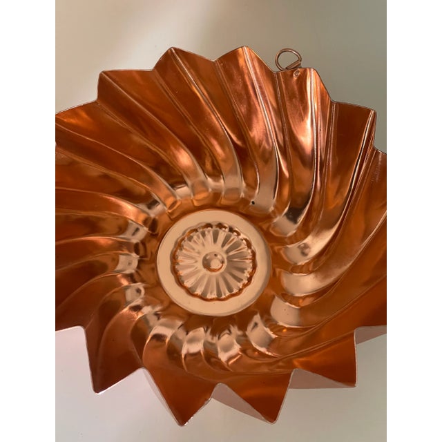 1950s 1950s 7 S Copper Molds Baking Jelly Collection With Cookie Cutters For Sale - Image 5 of 9