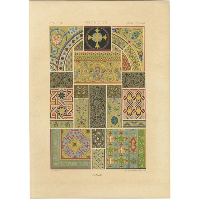 Duran after Albert Racinet, XXXIII of L’Ornement Polychrome, 1869, Paper For Sale - Image 10 of 10