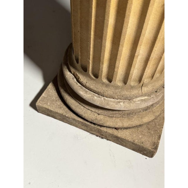 Stone Unknown, Antinous Bust on pedestal, 20th Century, Stone For Sale - Image 7 of 18