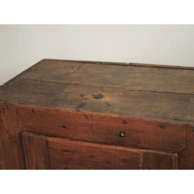 Antique Alpine Folk Art Cabinet in Pine, 1800s For Sale - Image 9 of 18