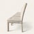 Set of Six 1980s Postmodern Sculptural Dining Chairs in Textured Cream Fabric For Sale - Image 17 of 18