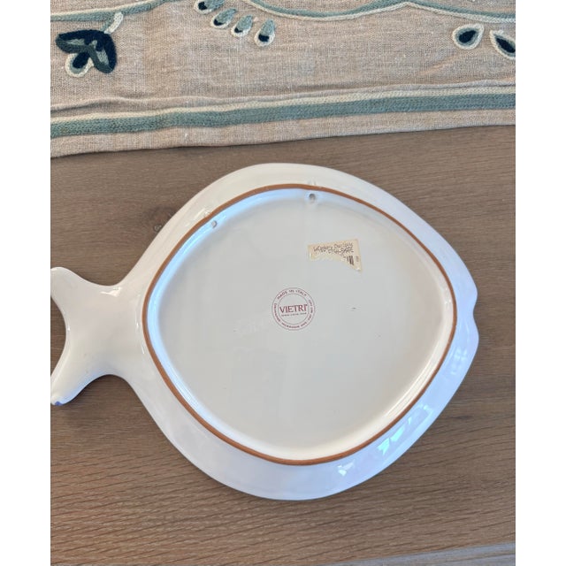 Ceramic Vietri Italian Fish Dish Colorful Serveware For Sale - Image 7 of 7