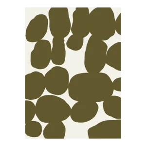 Contemporary Abstract Khaki Giclee Print