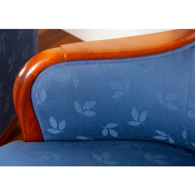 Rare Carl Malmsten, Advokaten (The Lawyer) Lounge Chairs, a Pair For Sale In Seattle - Image 6 of 12