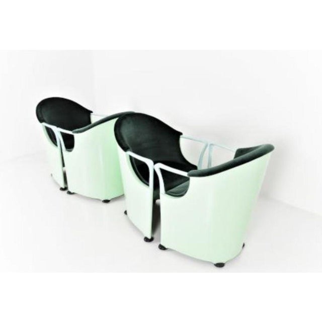 Wood Tronetto Armchairs by Luigi Origlia, Set of 4 For Sale - Image 7 of 9