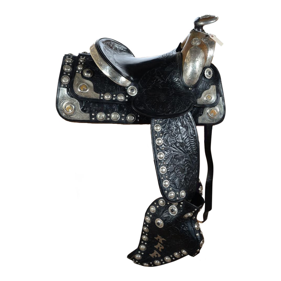 Olsen Nolte Hand Tooled Leather Parade Saddle Chairish