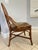McGuire Mid 20th Century Tommy Bahama Style Bamboo With Topical Print Dining Chairs - Set of 4 For Sale - Image 4 of 8
