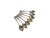 Art Deco Brass Spoons, 1950s, Set of 6, in Worn conditions. Designed 1960 to 1969 This piece has an attribution mark, I am...