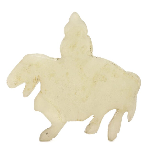 Chinese Old or Antique Chinese Jade Carving of a Pack Yak For Sale - Image 3 of 7