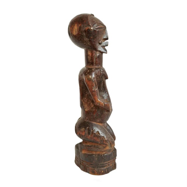 Vintage Songye Carved Wood Female Figure For Sale - Image 13 of 13