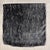 Handmade Charcoal Black Cut Velvet Throw Pillow Cover 22x22 Textured Abstract For Sale In Atlanta - Image 6 of 6