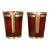 Regency Mahogany and Brass Banded Plate Buckets - a Pair For Sale