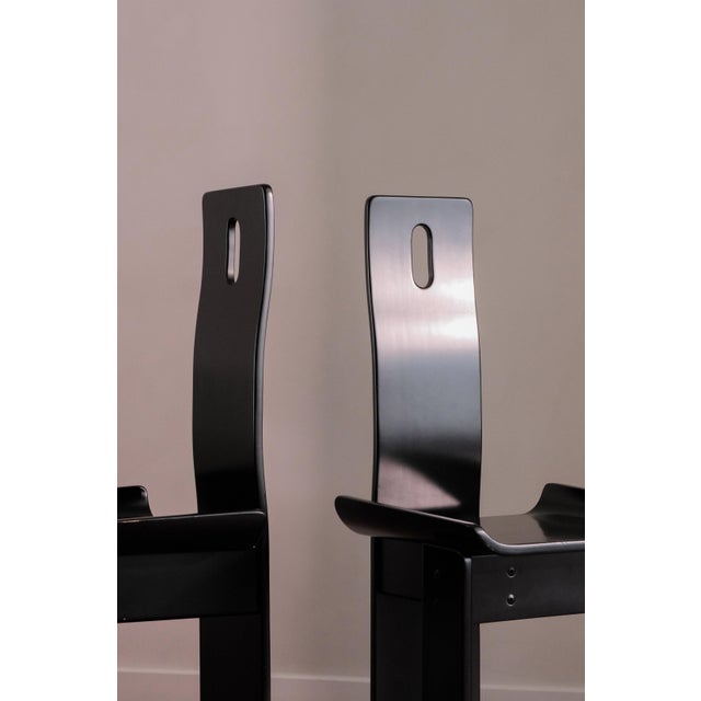 Diago Chairs by Edoardo Landi for Nikol International, 1970s, Set of 4 For Sale - Image 3 of 15