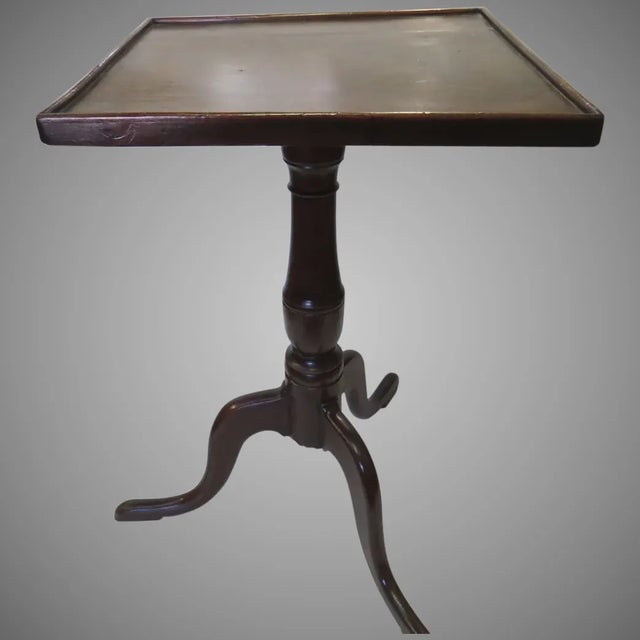 Late 18th Century New England Candle Stand c1790 For Sale - Image 5 of 5