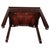 Chinese Padauk and Burl Panel Side Tables, Pair, Labeled j.l. George & Co., Hong Kong For Sale - Image 10 of 14