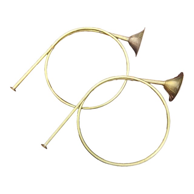 Brass Trumpets Ornaments, 2/PCS For Sale