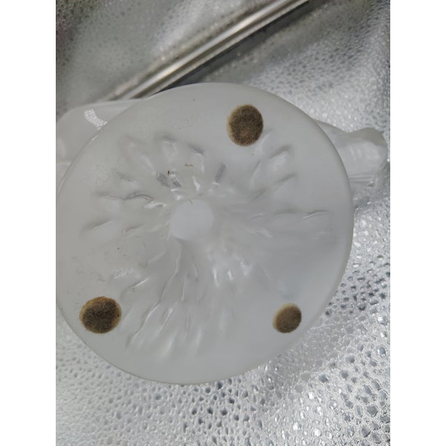 1980s Lalique France Frost Crystal Daphnis Seagull For Sale - Image 5 of 11