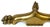 Antique English Brass and Iron Fire Stop Paperweight Signed CSJ - Circa 1850 For Sale - Image 10 of 16
