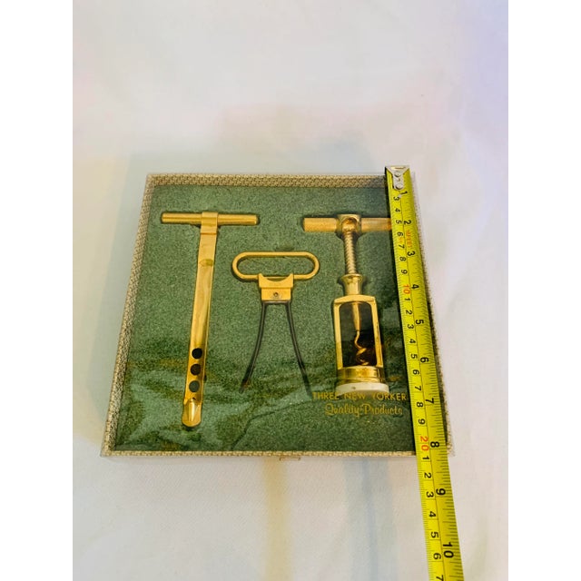 1960s The "Uncorkers Three" Vintage Bar Tool Set, Made in Italy - Set of 3 For Sale - Image 11 of 13
