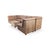 Mid-Century Modular Corner Sofa in Brown Leather, Set of 7 For Sale - Image 5 of 11
