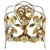Italian Gold Gilt Magazine Holder Rack with Flowers and Leaves, 1950s For Sale - Image 13 of 13