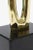 Vintage Bronze Abstract Female Sculpture by Roberval on Black Granite Base For Sale In Miami - Image 6 of 11
