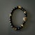 Early 21st Century Black Vibe Onyx Stone Beaded Gladiator Bracelet For Sale - Image 5 of 9