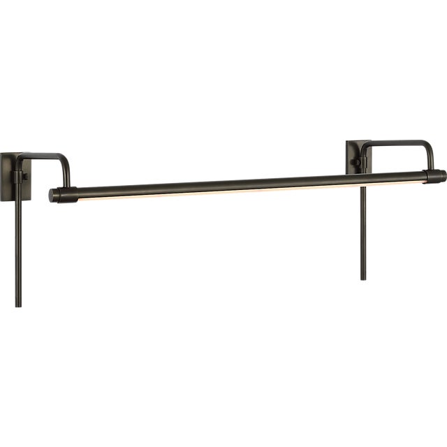 Thomas O'Brien for Visual Comfort Signature Kidd 24" Frame Mount Picture Light in Bronze For Sale - Image 11 of 15