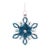 Kenneth Ludwig Chicago Glass Snowflake Ornaments (Set of 12) For Sale - Image 4 of 4