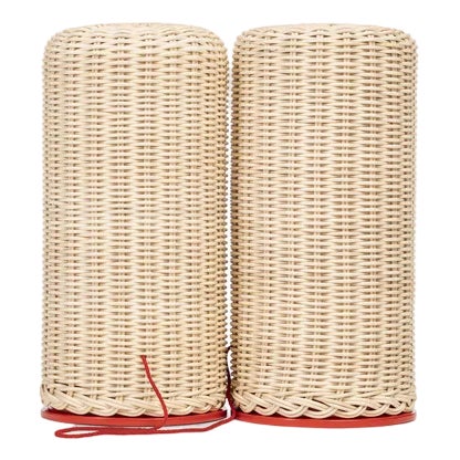 Simbiosi Vases by Alessia Clemente for Bottega Intreccio, Set of 2 For Sale